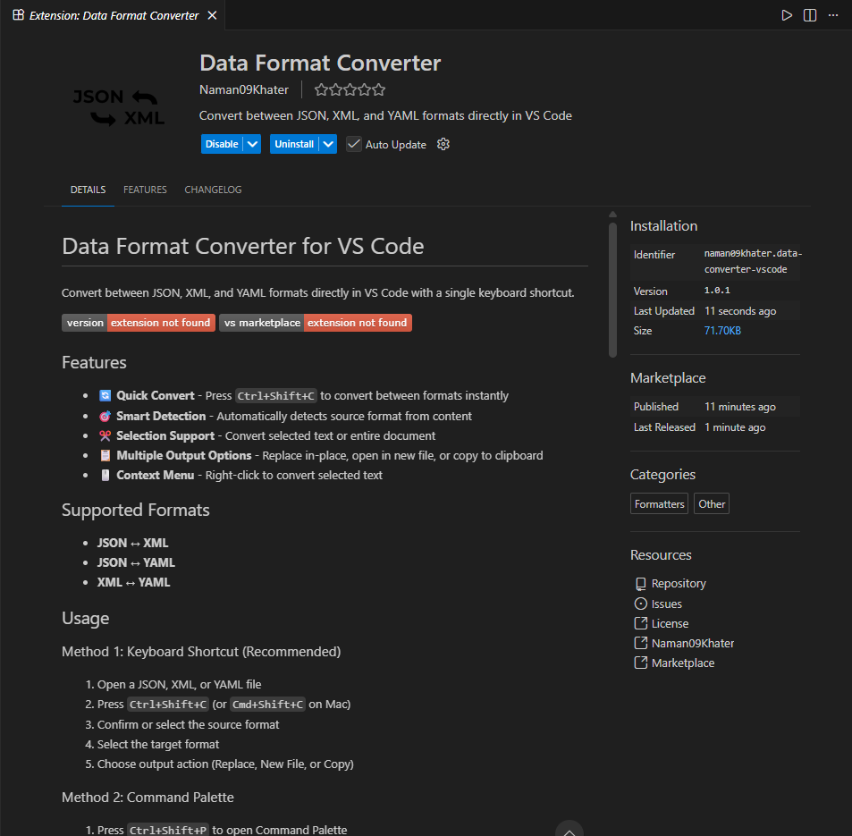 Data Format Converter